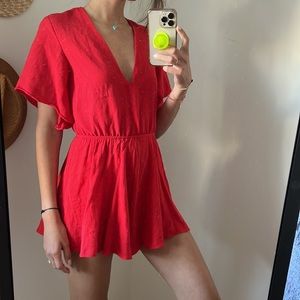 SABO SKIRT Red romper size XS